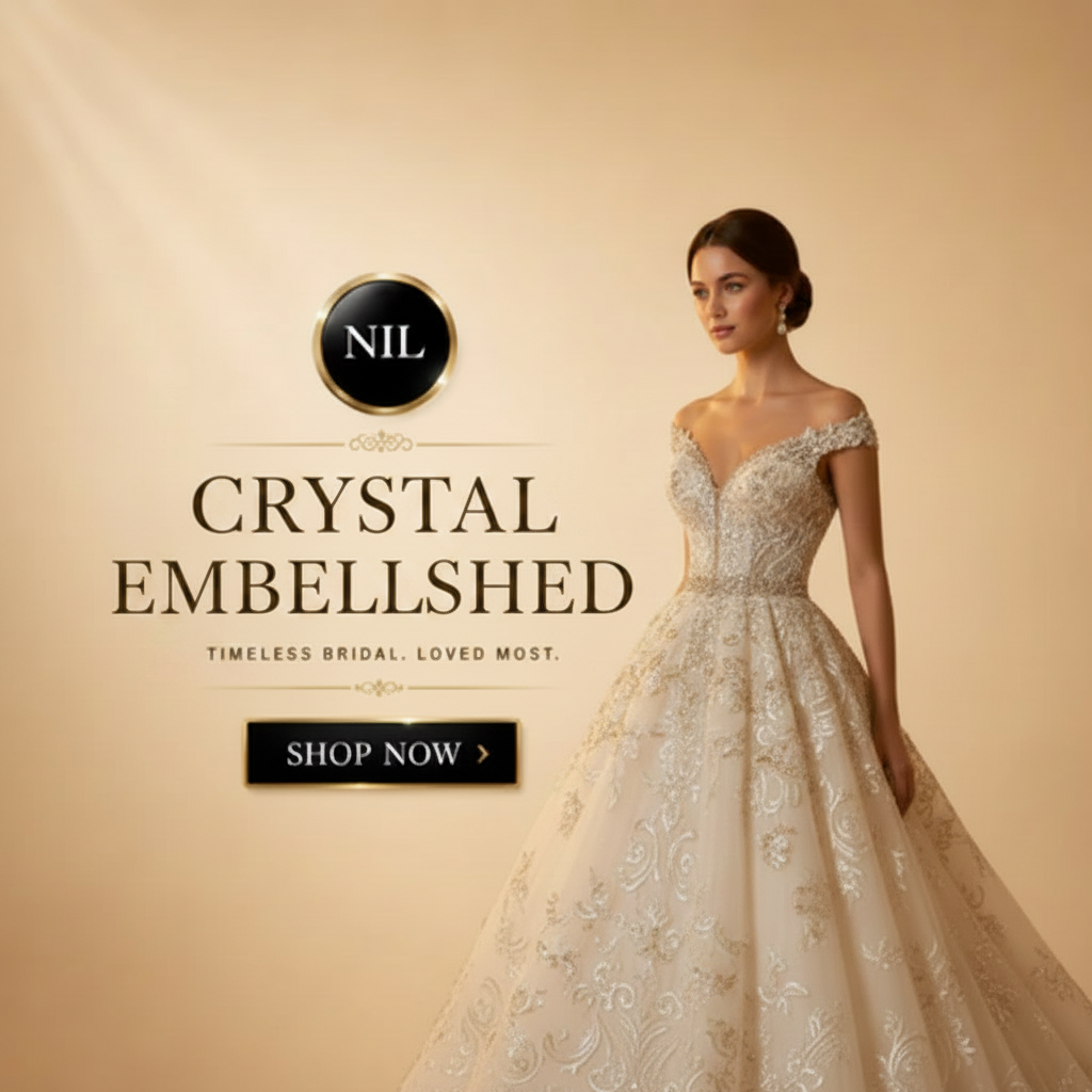 Crystal Embellished Wedding Dresses