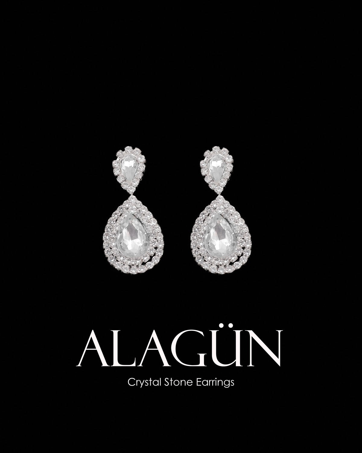 NNC-040 | Alagun Crystal Stone Earrings