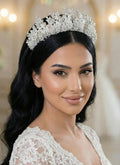 BONNIEZITA-INTAGETA | Bonnie Zircon & Pearl Bridal Tiara
