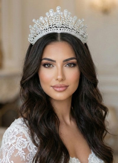 ELLERYZITA-GETA | Ellery Zircon Crystal Bridal Crown