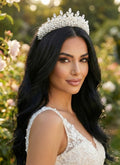 ELOISEZITA-INTAGETA | Eloise Zircon Crystal & Pearl Bridal Tiara