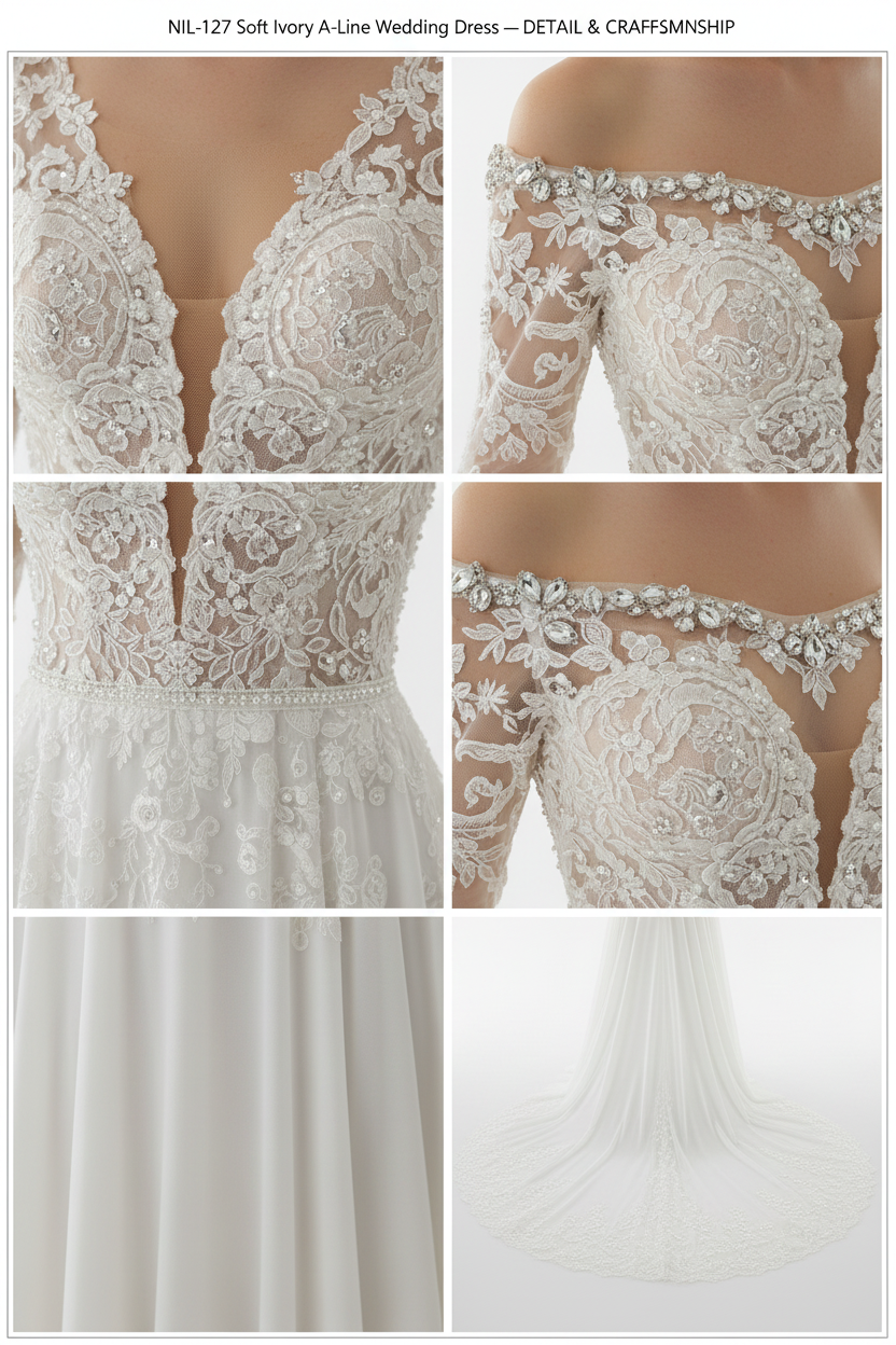 NIL-127-SOFT-IVORY-A-LINE-WEDDING-DRESS-CRYSTAL-LACE-V-NECKLINE-OFF-SHOULDER-CRYSTAL-BEADING-NATURAL-WAIST-CHAPEL-TRAIN-ROMANTIC-COUTURE--GULF-SEMI-COVERED-FRONT-VIEW