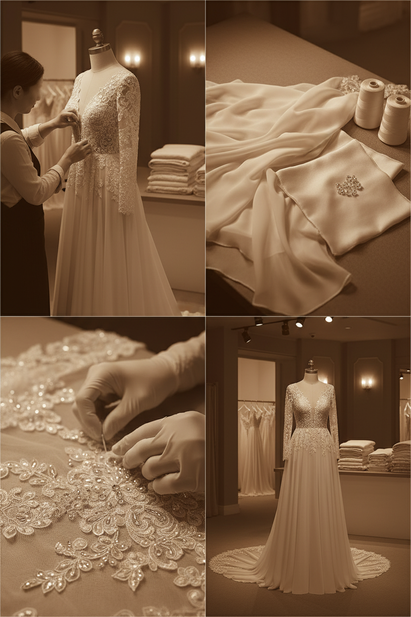 NIL-127-SOFT-IVORY-A-LINE-WEDDING-DRESS-CRYSTAL-LACE-V-NECKLINE-OFF-SHOULDER-CRYSTAL-BEADING-NATURAL-WAIST-CHAPEL-TRAIN-ROMANTIC-COUTURE--GULF-SEMI-COVERED-FRONT-VIEW