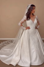 NIL Wedding Dress NNC005 - Modest Princess Bridal Gown - Main Showcase