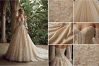 NIL Wedding Dress NNC015 - Fabric and Lace Detail