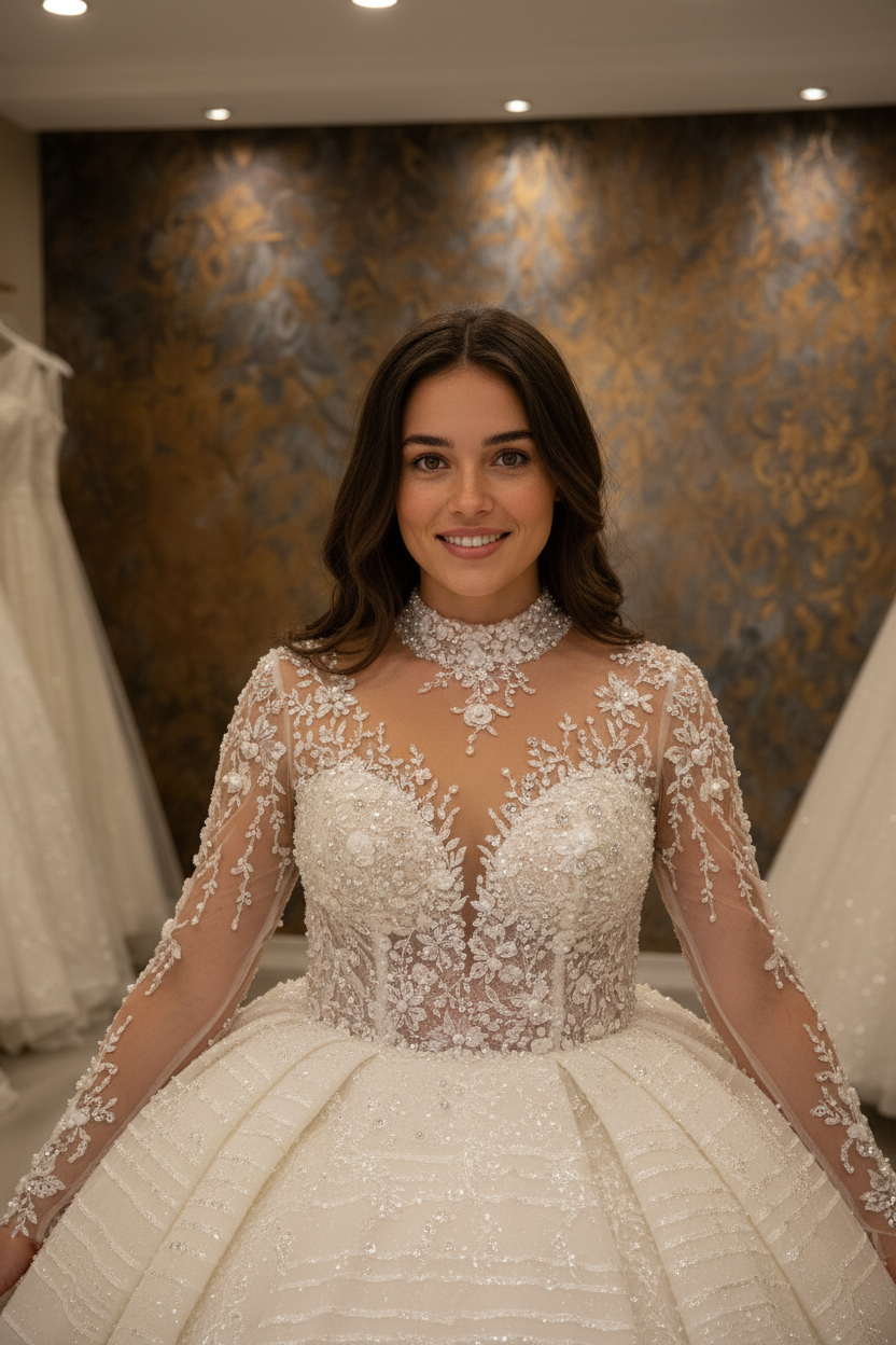 NIL-256 – Yakın Plan Bodice, Front View