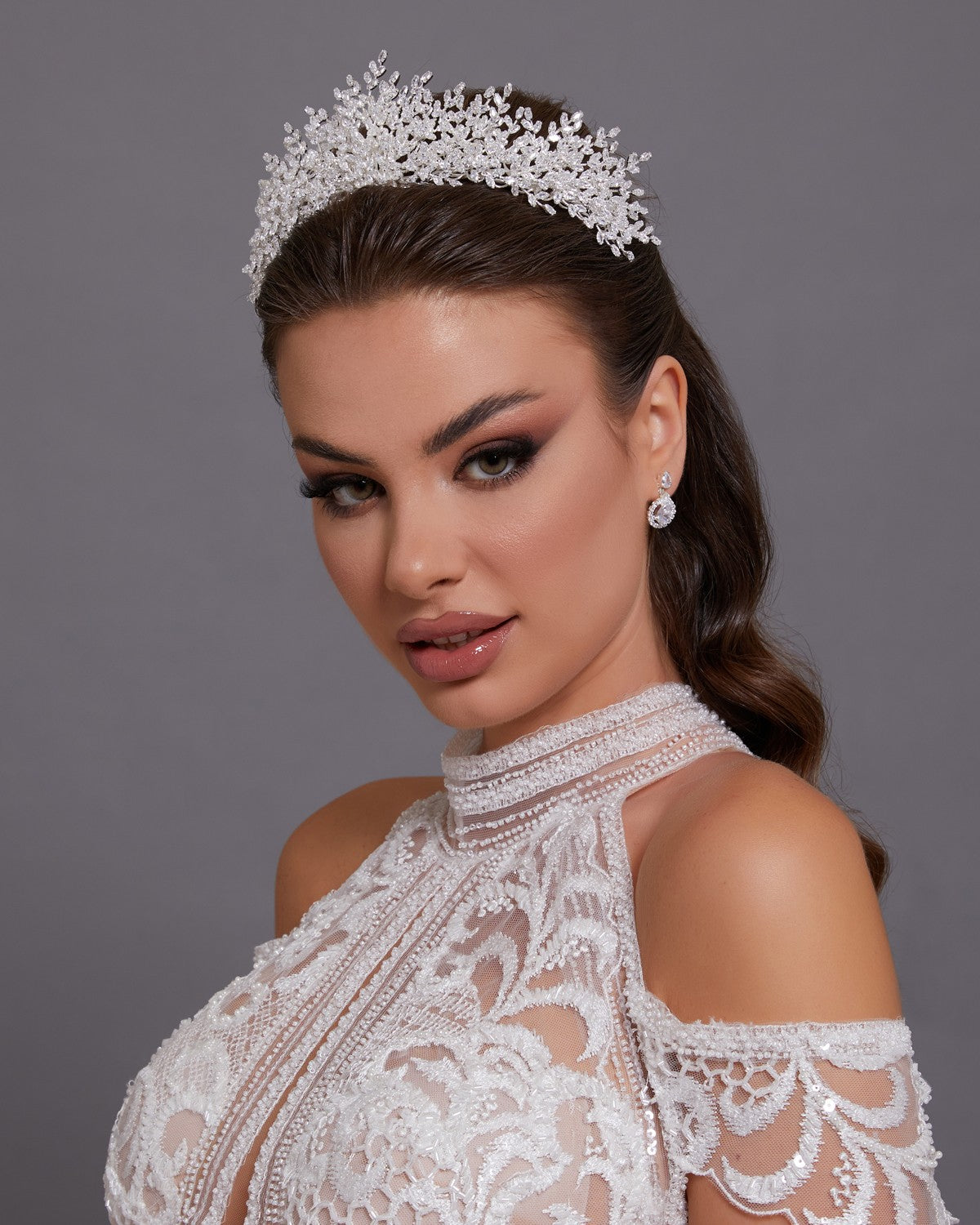 LAVINZITA-GETA | Lavin Zircon Crystal Bridal Crown