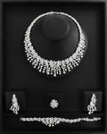 NNC-008 | Nea Zircon Stone Bridal Set Necklace