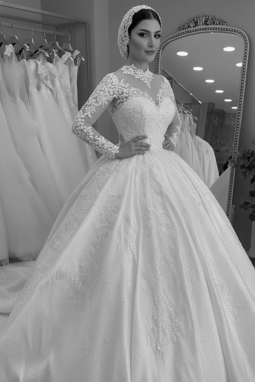 NNC043 Modest - Siyah Beyaz