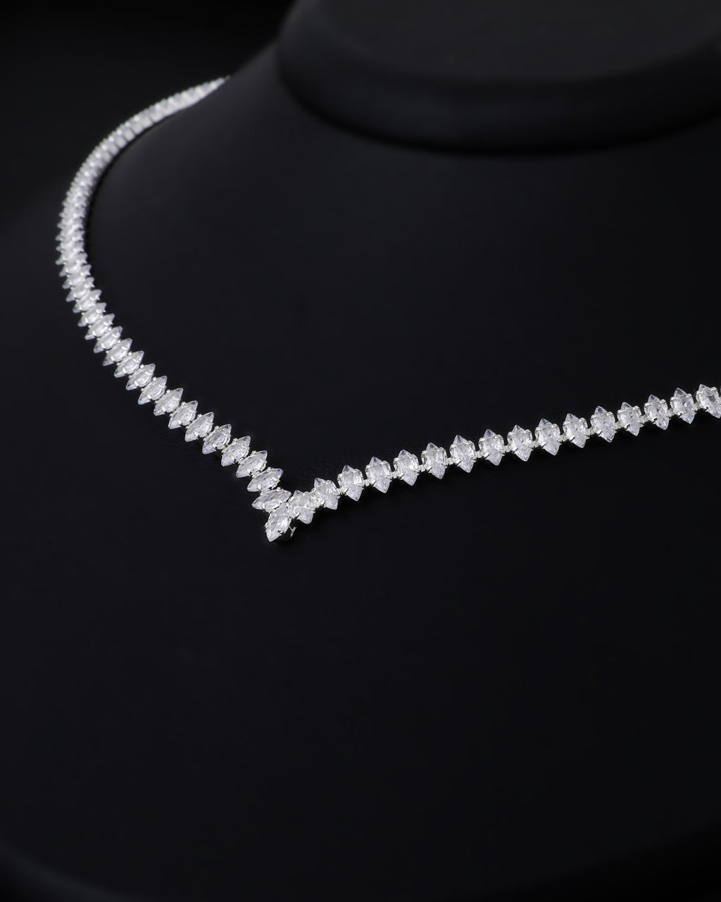 NNC-031 | Paven Zircon Stone Set Necklace