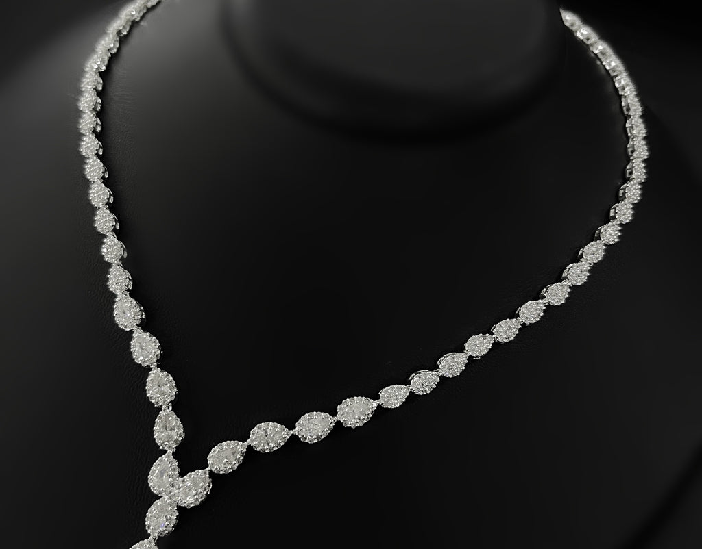 NNC-016 | Rosen Zircon Stone Set Necklace