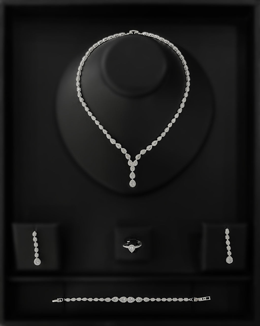 NNC-016 | Rosen Zircon Stone Set Necklace