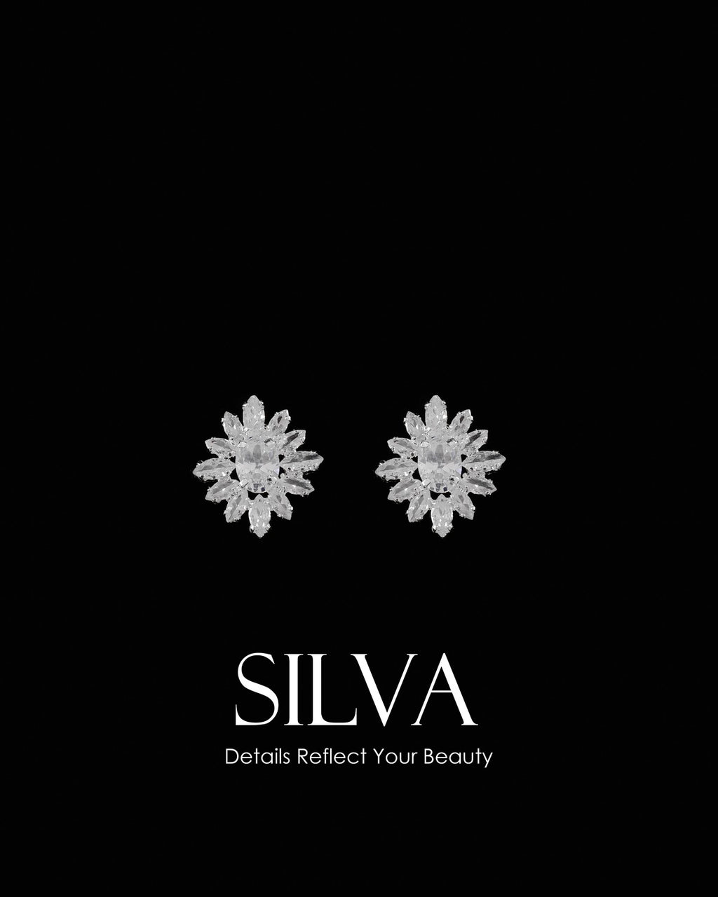 NNC-038 | Silva Zircon Stone Earrings