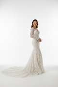 Soft Ivory Mermaid Wedding Dress