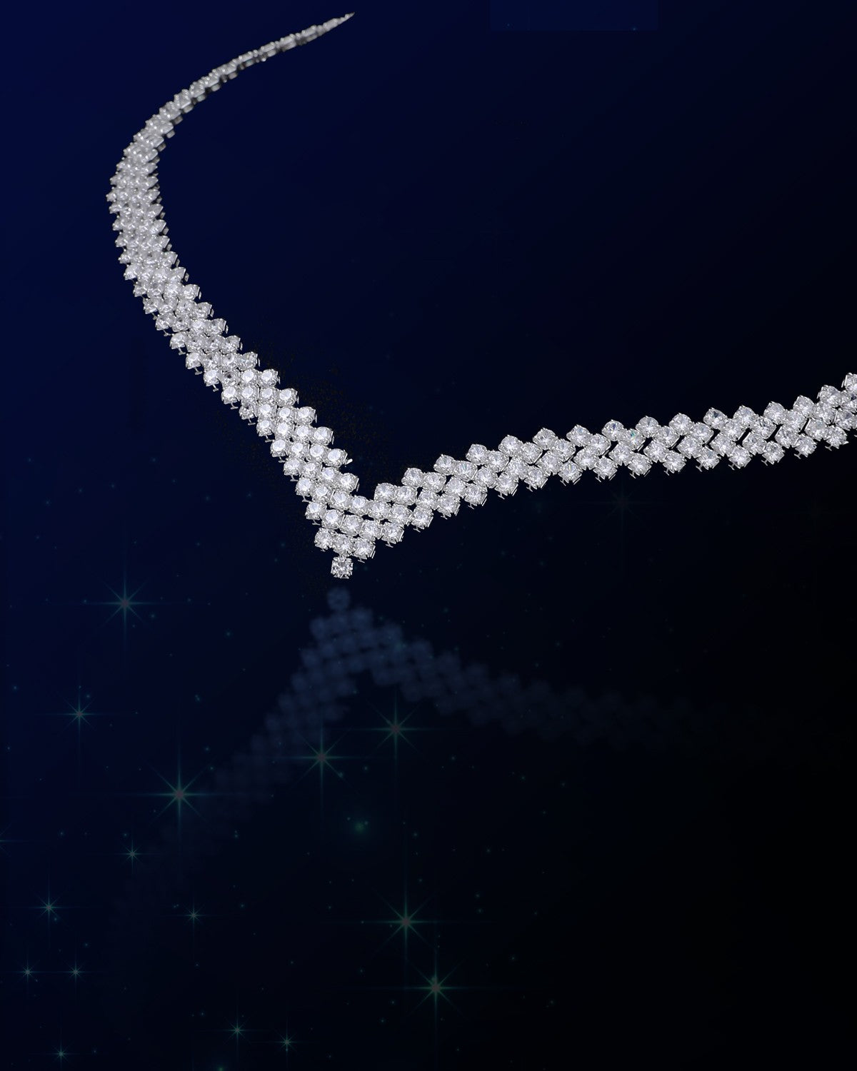 NNC-032 | Sohe Zircon Stone Set Necklace